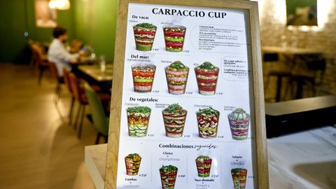 Los emprendedores tambi�n han ideado una soluci�n para servir carpaccio y que se pueda comer como street food.
