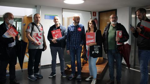 Representantes sindicales de la escuela concertada, encerrados en la Conseller�a de Educaci�n