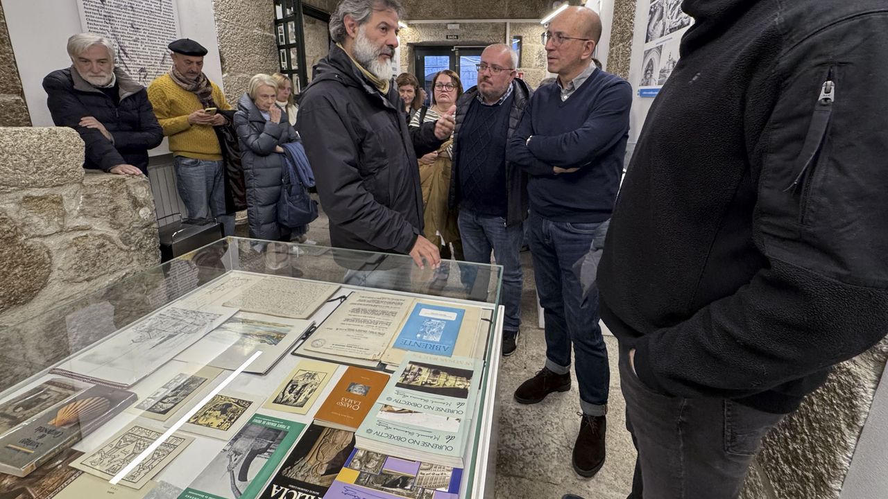 Ribadavia recuerda a Chamoso Lamas con trabajos de alumnos de O Carballiño