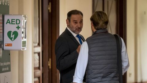 El ex ministro Jos Luis balos, durante el Pleno del Congreso de los Diputados celebrado este martes en Madrid.