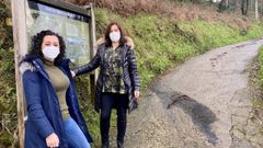Las concejalas de Medio Ambiente y Turismo de Mar�n, Mari�n Sanmart�n y Cristina Acu�a, anunciaron la creaci�n de la cuenta SendeirismoMar�n