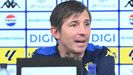 El entrenador del C�diz, Albert Celades, en la rueda de prensa previa al partido ante el Celta Fortuna de este s�bado.