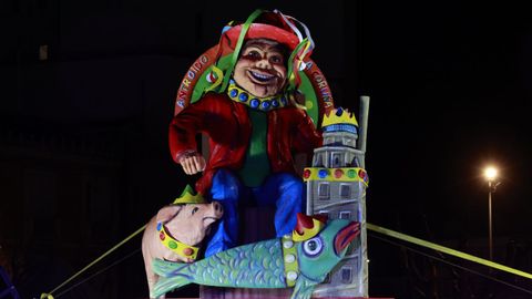 Entronizaci�n del dios Momo en A Coru�a