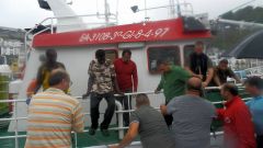 Llegada a puerto de los marineros