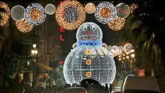 Luces de Navidad en Vigo en el 2018