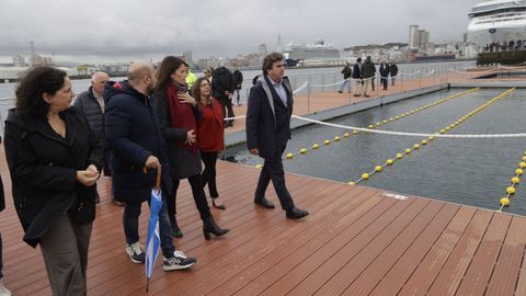 Inauguración y puesta en sevicio de la plataforma náutica de O Parrote, en A Coruña