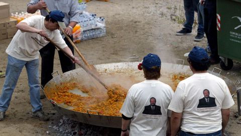 Mitin del PSdeG en las municipales del 2003. 