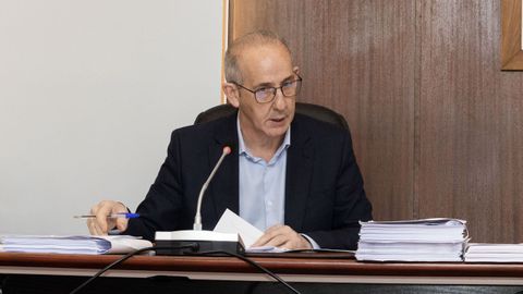 El alcalde de Coristanco, Juan Carlos Garc�a Pose.