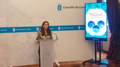 Ins Rey presenta la programacin de Navidad en A Corua