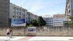 En O Milladoiro, la promotora Julio Rey comenzar un nuevo edificio a principios del 2026. sandra alonso