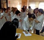 Asamblea de trabajadores, esta semana, en el Meixoeiro.