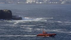 Imagen de archivo de una operaci�n de rescate de Salvamento Mar�timo