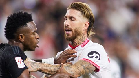 Sergio Ramos.Sergio Ramos con el Sevilla frente al Real Madrid