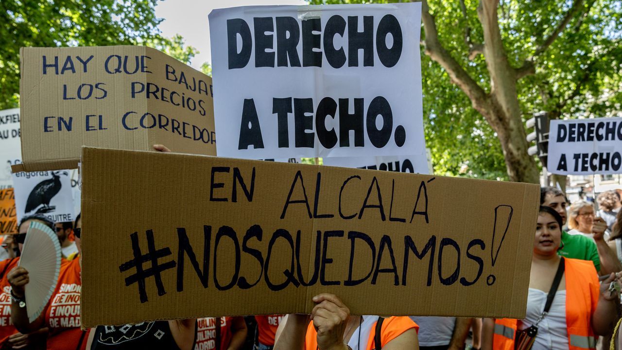 Miles de personas exigen que bajen los precios del alquiler: «Trabajamos para vivir, no para pagar»