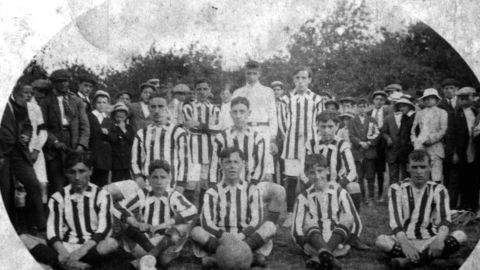 Equipo infantil campe�n de Asturias en 1911