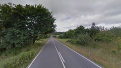 Imagen de archivo de la�carretera�LU-P-6001, en Taboada, que ser� una de las rehabilitadas.