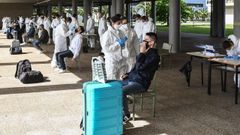 Control sanitario previo al ingreso de alumnos en la Antonio de Esca�o