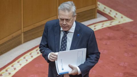 El conselleiro de Sanidade, Antonio G�mez Caama�o.