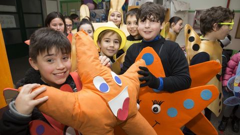 Carnaval del colegio Milladoiro de Malpica