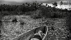 Cartel de 'Al oeste, en Zapata'