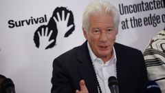 Richard Gere, en una conferencia sobre indgenas celebrada en Londres
