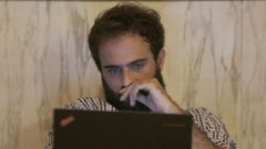 Iago Mart�nez, durante un pleno