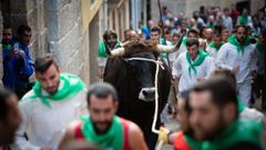 Imagen de archivo de la Festa do Boi que este a�o no vivir� sus tradicionales carreras