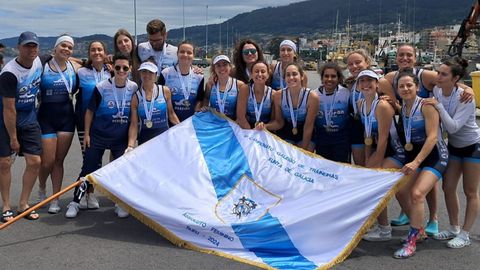 El equipo femenino de Tirn se llev la bandera por cuatro segundos.