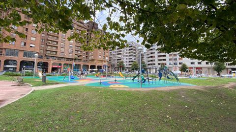 Parque de las Meanas, en Avil�s