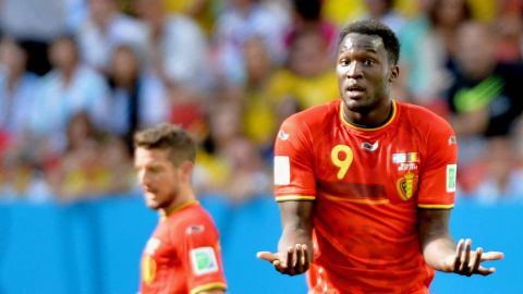 Lukaku, durante el pasado Mundial