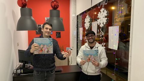 Daniel y Diego nos muestran la portada de su nuevo trabajo, titulado �A M�sica das buguinas�