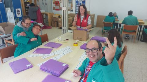 Voluntarios de Coca-Cola en Aspronaga