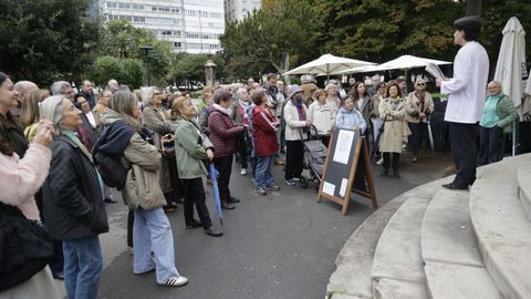 Noite Bohemia realiz un recorrido teatralizado por Mndez Nez