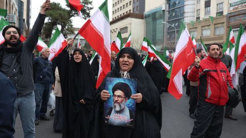 Protestas en Ir�n tras el ataque conjunto de Estados Unidos e Israel