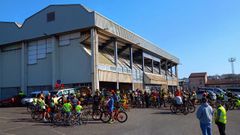 El buen tiempo acompa�� por fin a los participantes en la marcha ciclista de marzo.