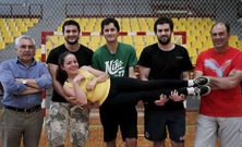 Monitores y dirigentes tuvieron tiempo de recorrer las c�ntricas instalaciones de Os Remedios antes de iniciar su debate. 