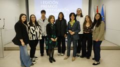 Ganadores de los premios de investigación del Colexio de Enfermería de Ourense