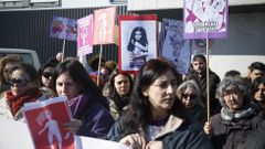 Concentraci�n de la pasada semana a las puertas del Chuac.