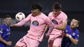 Yoel Lago debut en Europa League saltando al terreno de juego a los 76 minutos el Dinamo-Celta.