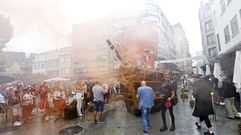 El suceso en el que sufri� lesiones la ni�a se produjo en el marco de la Festa Corsaria, en la que Mar�n se reencuentra con su pasado y recrea batallas navales entre ingleses y gallegos.