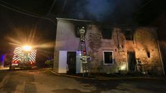 Un hombre de 60 a�os, E. F. S., fallece en el incendio de� su casa en la aldea de O Sixto, en Lanz�s