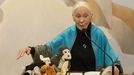 La experta en chimpancs durante un evento en la Universidad de Chile.