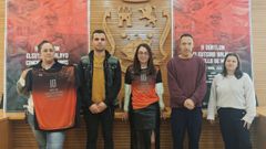 Maneiro, Torea, Lago, Lest�n y Rivadeneira, en la presentaci�n.