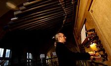 Imagen de archivo de un concierto del organista franc�s Bruno Forst en Xunqueira de Amb�a