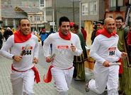 De los sanfermines, a la San Silvestre de As Pontes.