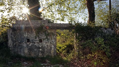 Imagen de archivo de la entrada al estadio Morgade (O Balsi�o), ya en su �poca de abandono. Hoy no queda nada y es una pradera
