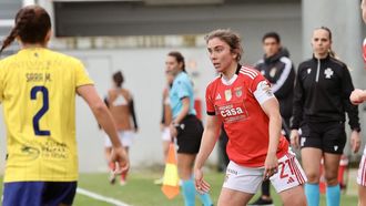 La futbolista redondelana del Benfica y la selecci�n portuguesa Paula Dom�nguez Encinas,�Pauleta.