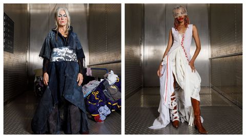 A la izquierda, creacin del equipo Shri, en el que trabaj Laura; y la derecha, el diseo del equipo Motion, en el que se integr Beln