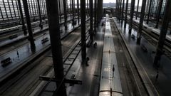 Ambiente en la estaci�n de Atocha, Madrid