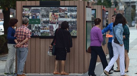 Exposici�n sobre el galard�n al Pueblo Ejemplar.Exposici�n sobre el galard�n al Pueblo Ejemplar
